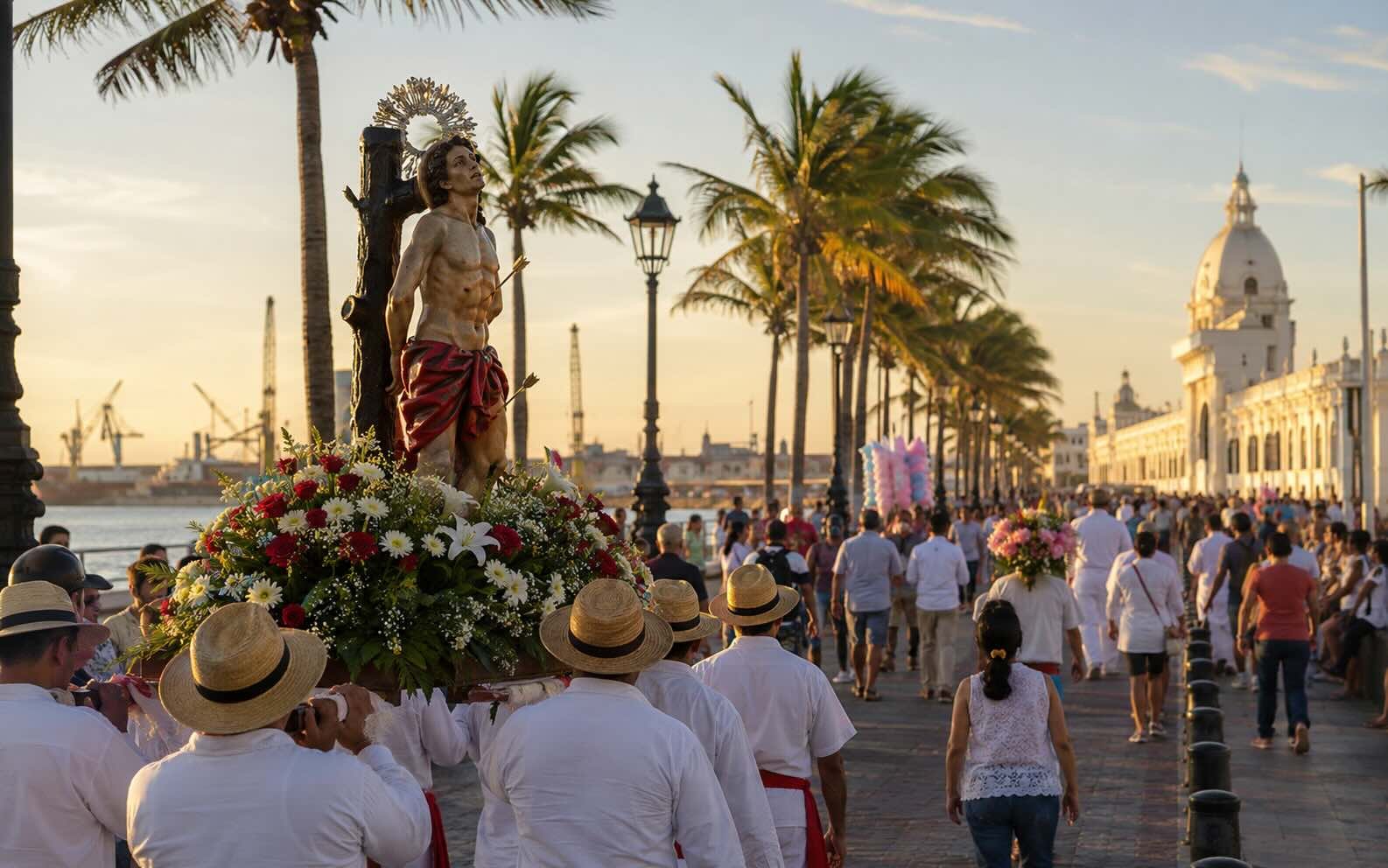 Fiesta de San Sebastián in Veracruz, Mexico