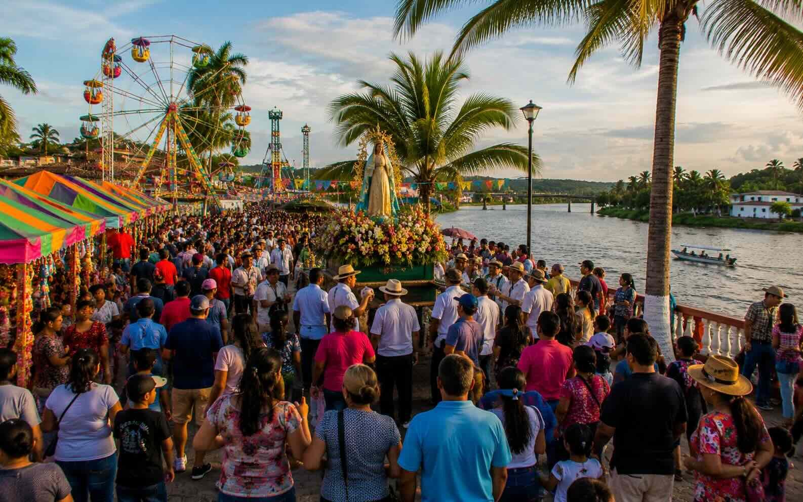 Feria del Carmen de Gutiérrez Zamora in Veracruz, Mexico