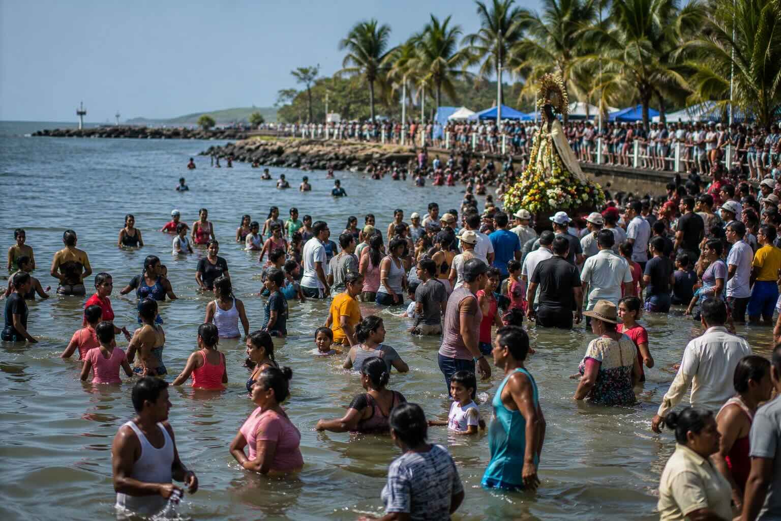 Fiestas de Santa Ana in Veracruz, Mexico