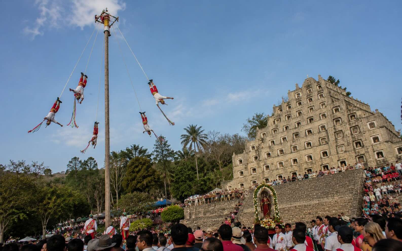 Fiestas de Santiago Apóstol en Papantla in Veracruz, Mexico